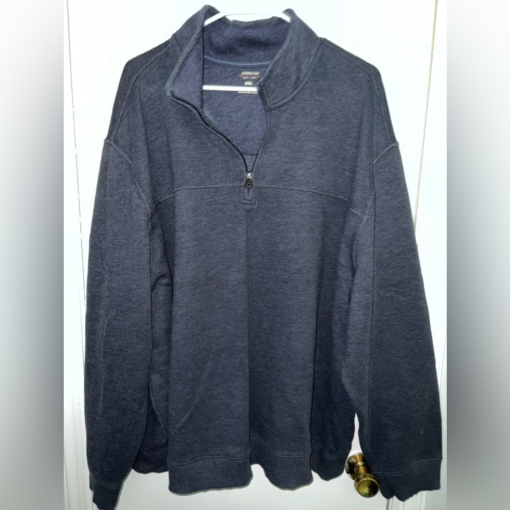 Navy blue 1/4 zip up - 3 xl